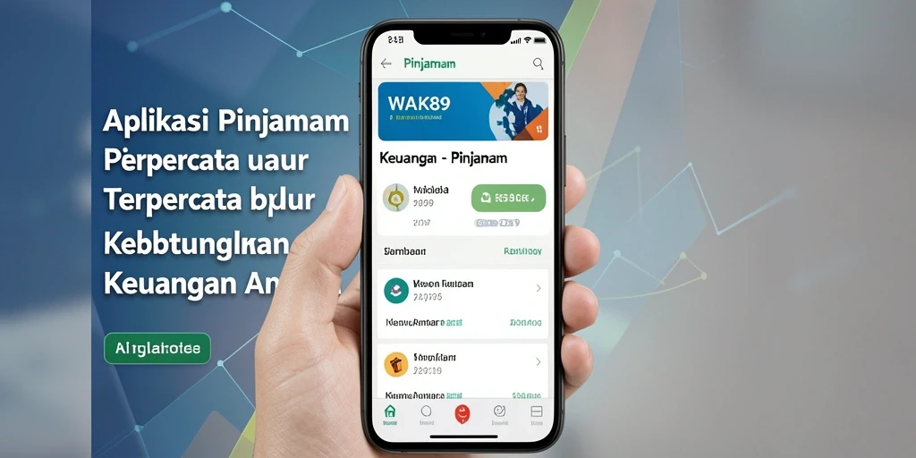 Tampilan antarmuka aplikasi WAK89 yang user-friendly dan intuitif.