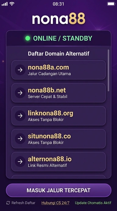 Tampilan link alternatif nona88