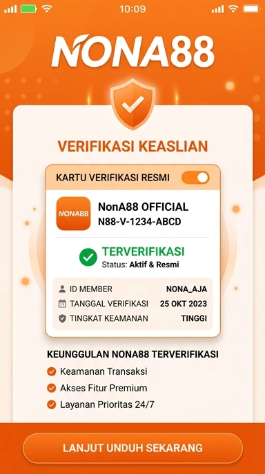 Tampilan kanal resmi nona88